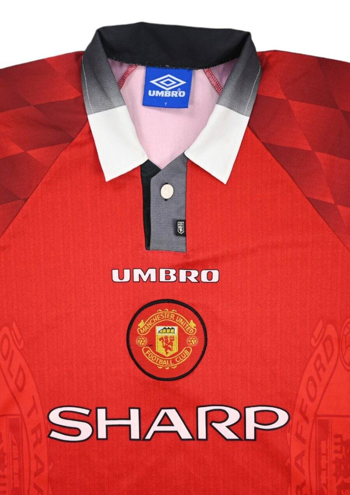 1996-98 MANCHESTER UNITED *CANTONA* SHIRT YOUTH