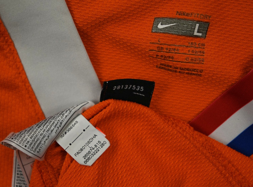 2008-10 NETHERLANDS SHIRT L