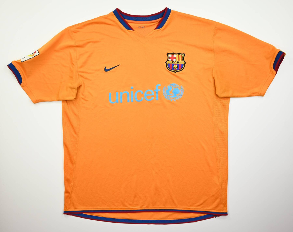 2006-08 FC BARCELONA SHIRT XXL