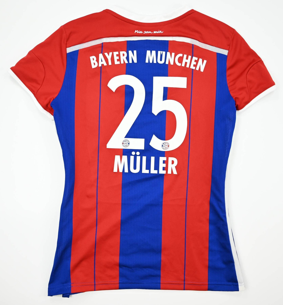 2014-15 BAYERN MUNCHEN *MULLER* SHIRT WOMENS M