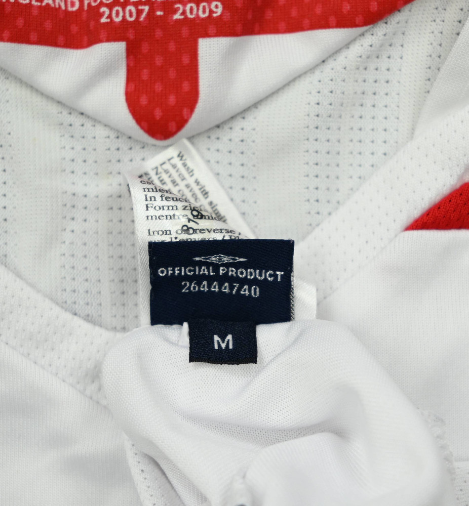 2007-09 ENGLAND *ROONEY* SHIRT M