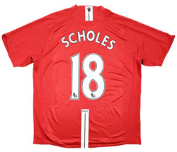 2007-09 MANCHESTER UNITED *SCHOLES* KOSZULKA XL