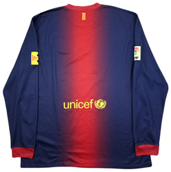 2012-13 FC BARCELONA LONGSLEEVE SHIRT XL