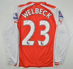 2014-15 ARSENAL LONDON *WELBECK* SHIRT XS