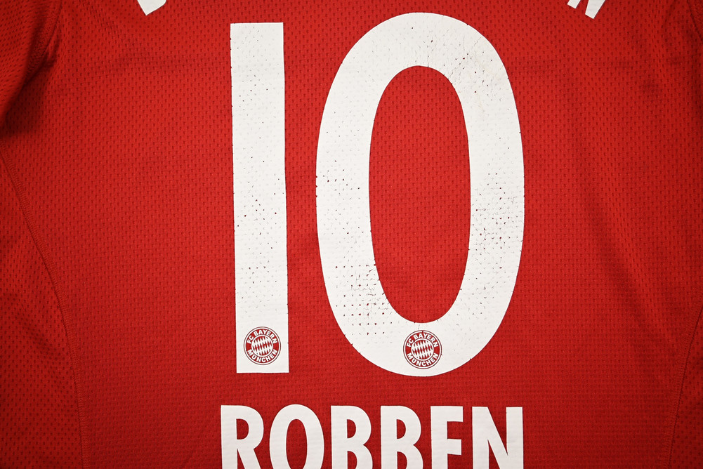 2009-10 BAYERN MUNCHEN *ROBBEN* SHIRT XL. BOYS/S