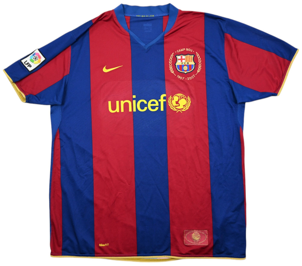 2007-08 BARCELONA SHIRT XXL