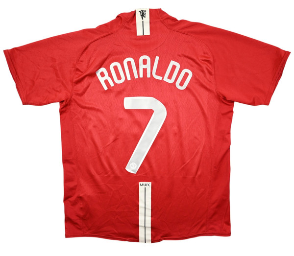 2007-09 MANCHESTER UNITED *RONALDO* KOSZULKA L