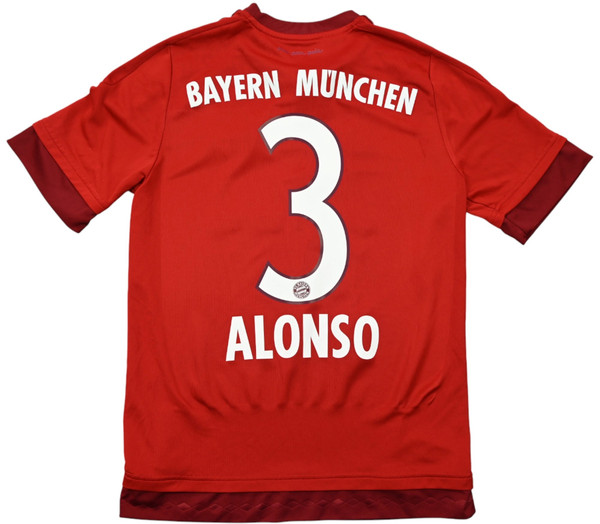 2015-16 BAYERN MUNCHEN *ALONSO* SHIRT XL. BOYS