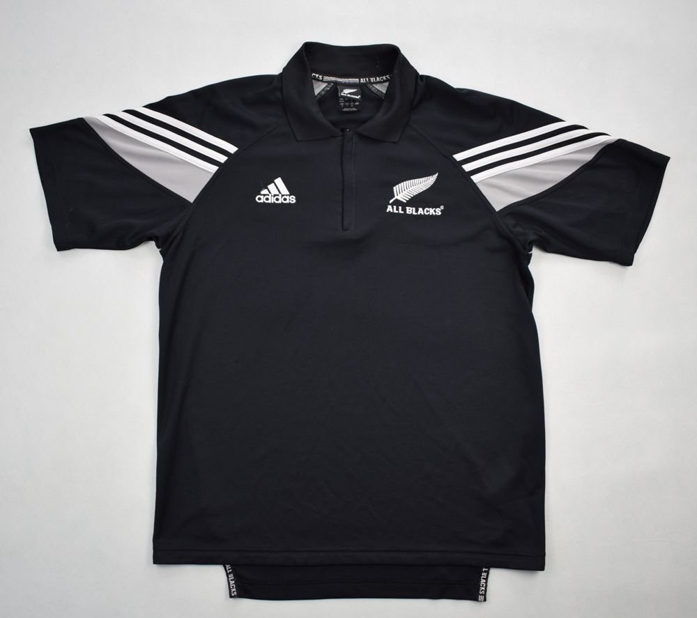 ALL BLACKS NEW ZEALAND RUGBY ADIDAS SHIRT L