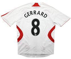 2007-08 LIVERPOOL *GERRARD* SHIRT L