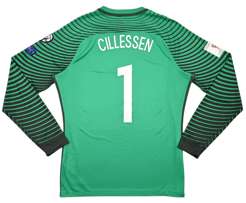 2016 NETHERLANDS *CILLESSEN* MATCH ISSUE VS FRANCE GK LONGSLEEVE KOSZULKA XL