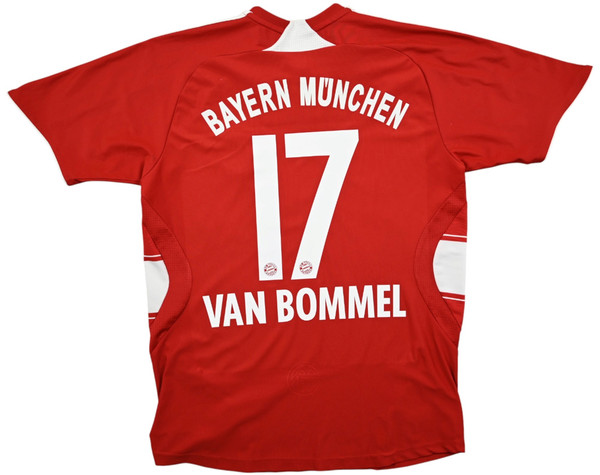 2007-08 BAYERN MUNCHEN *VAN BOMMEL* SHIRT S