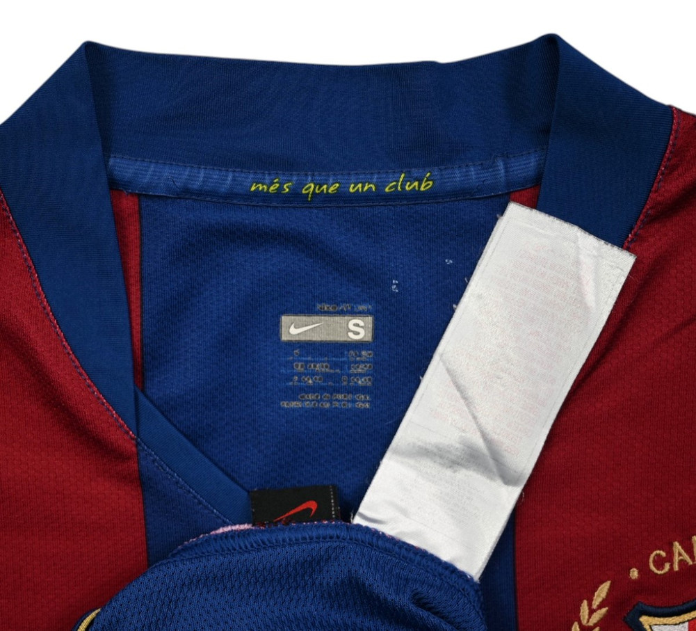 2007-08 BARCELONA *RONALDINHO* SHIRT S