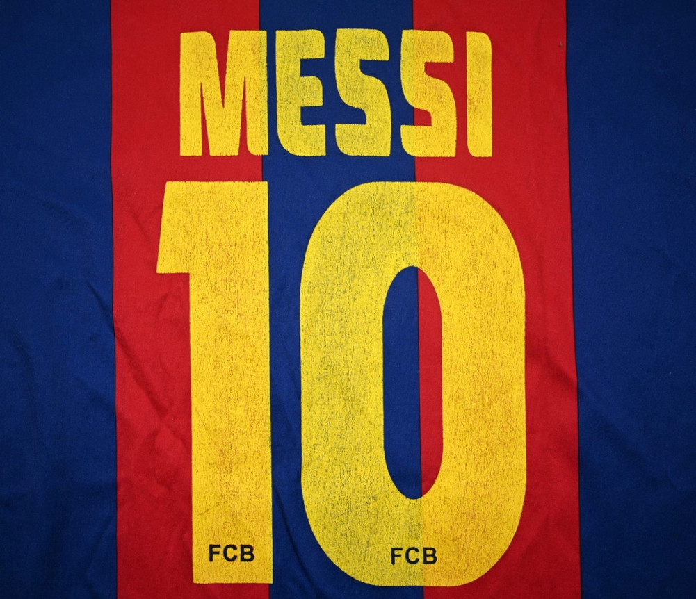 2010-11 BARCELONA *MESSI* SHIRT L. BOYS