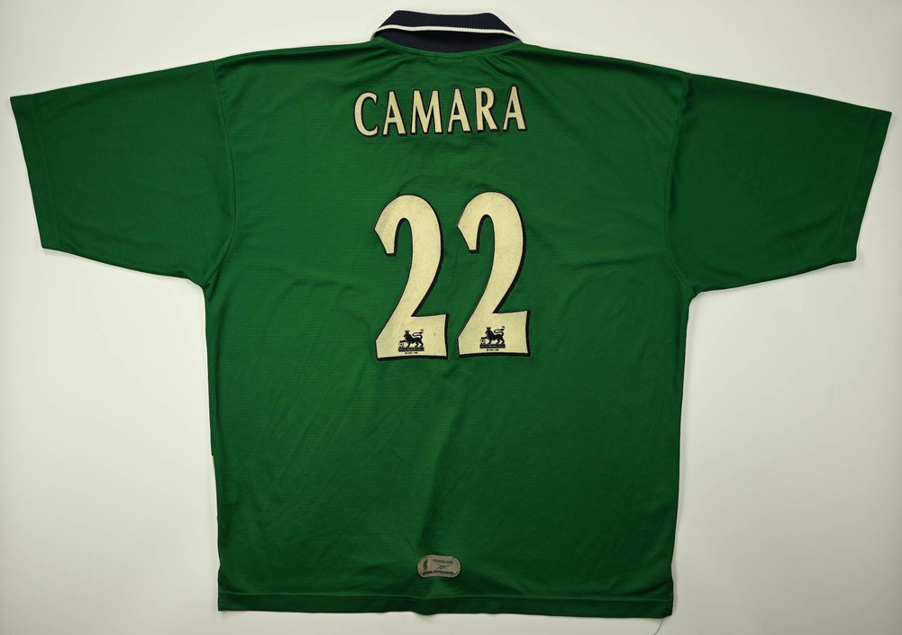 1999-00 LIVERPOOL *CAMARA* SHIRT XXL