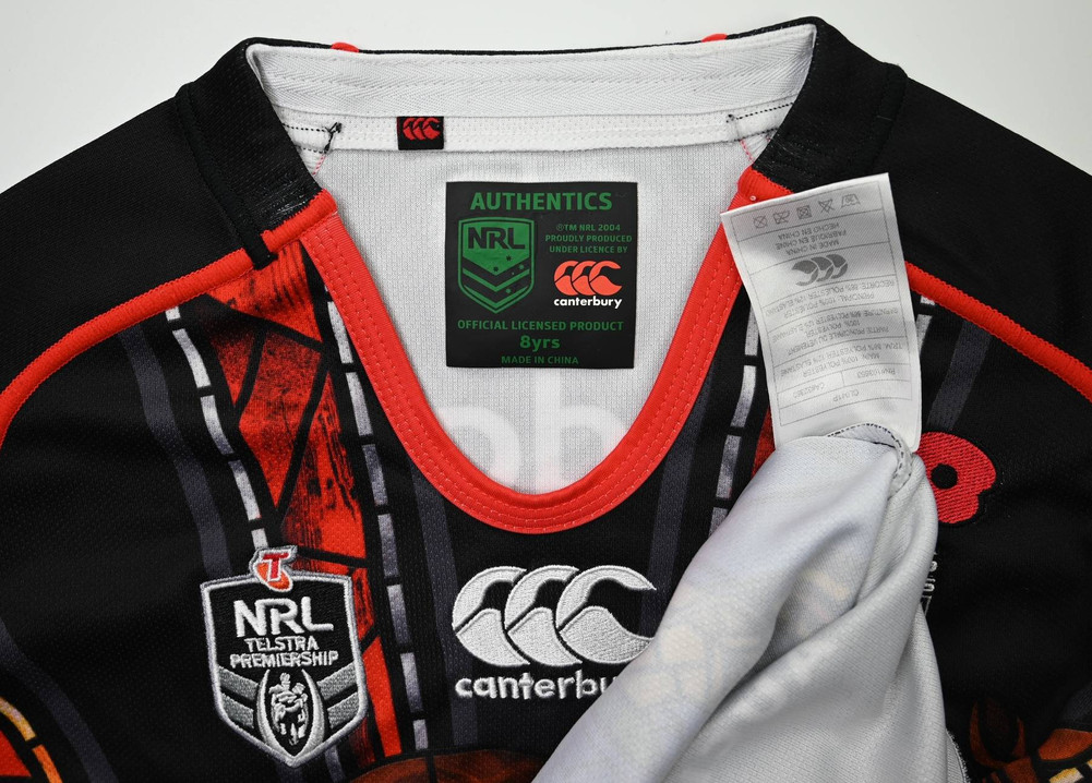 NEW ZEALAND WARRIORS RUGBY SHIRT S. BOYS