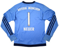 2015-16 BAYERN MUNCHEN *NEUER* GOALKEEPER LONGSLEEVE SHIRT S. BOYS