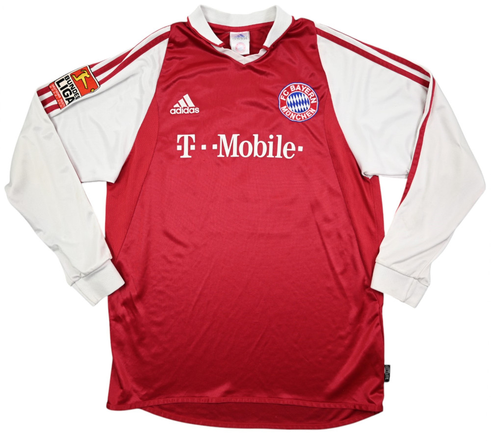 2003-04 BAYERN MUNCHEN *MAKAAY* LONGSLEEVE SHIRT XL. BOYS/S