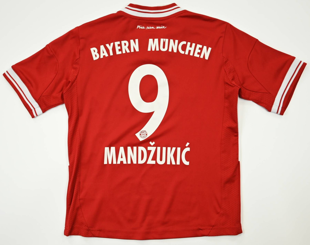 2013-14 BAYERN MUNCHEN *MANDZUKIC* SHIRT XS. BOYS
