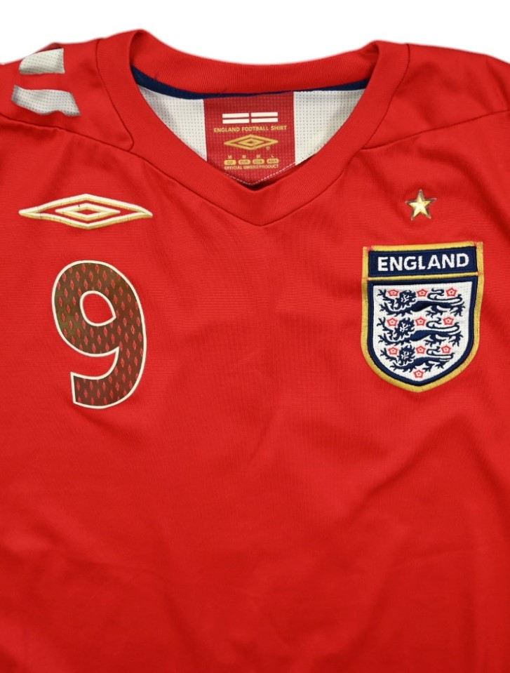 2006-08 ENGLAND *ROONEY* SHIRT M