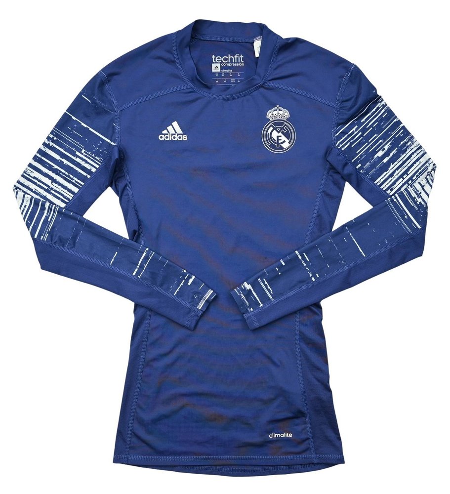 2016-17 REAL MADRID TECHFIT LONGSLEEVE XS