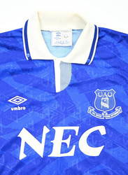 1991-93 EVERTON SHIRT L