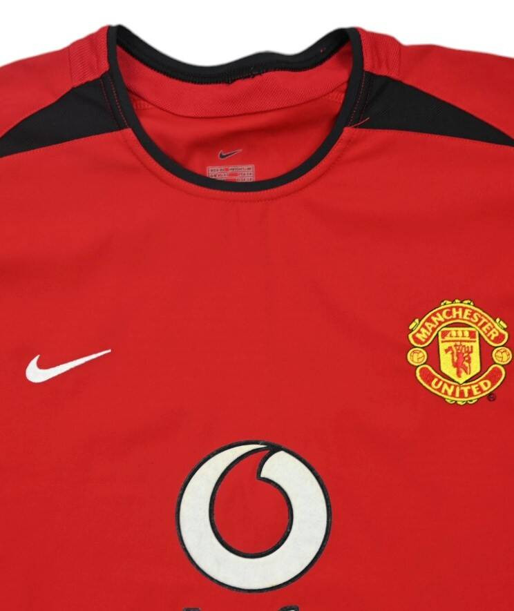 2002-04 MANCHESTER UNITED *BLANC* KOSZULKA XL