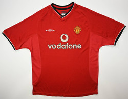 2000-02 MANCHESTER UNITED  *SCHOLES* SHIRT L