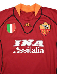2001-02 AS ROMA SHIRT XL