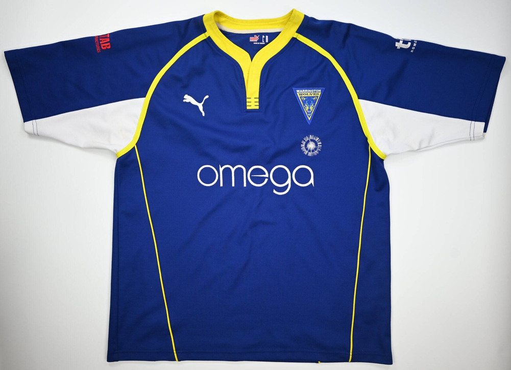 WARRINGTON WOLVES RUGBY SHIRT XXL