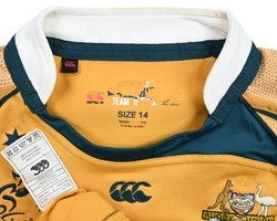 AUSTRALIA WALLABIES CANTERBURY SHIRT L.BOYS