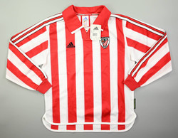 1999-01 ATHLETIC CLUB BILBAO LONGSLEEVE M. BOYS