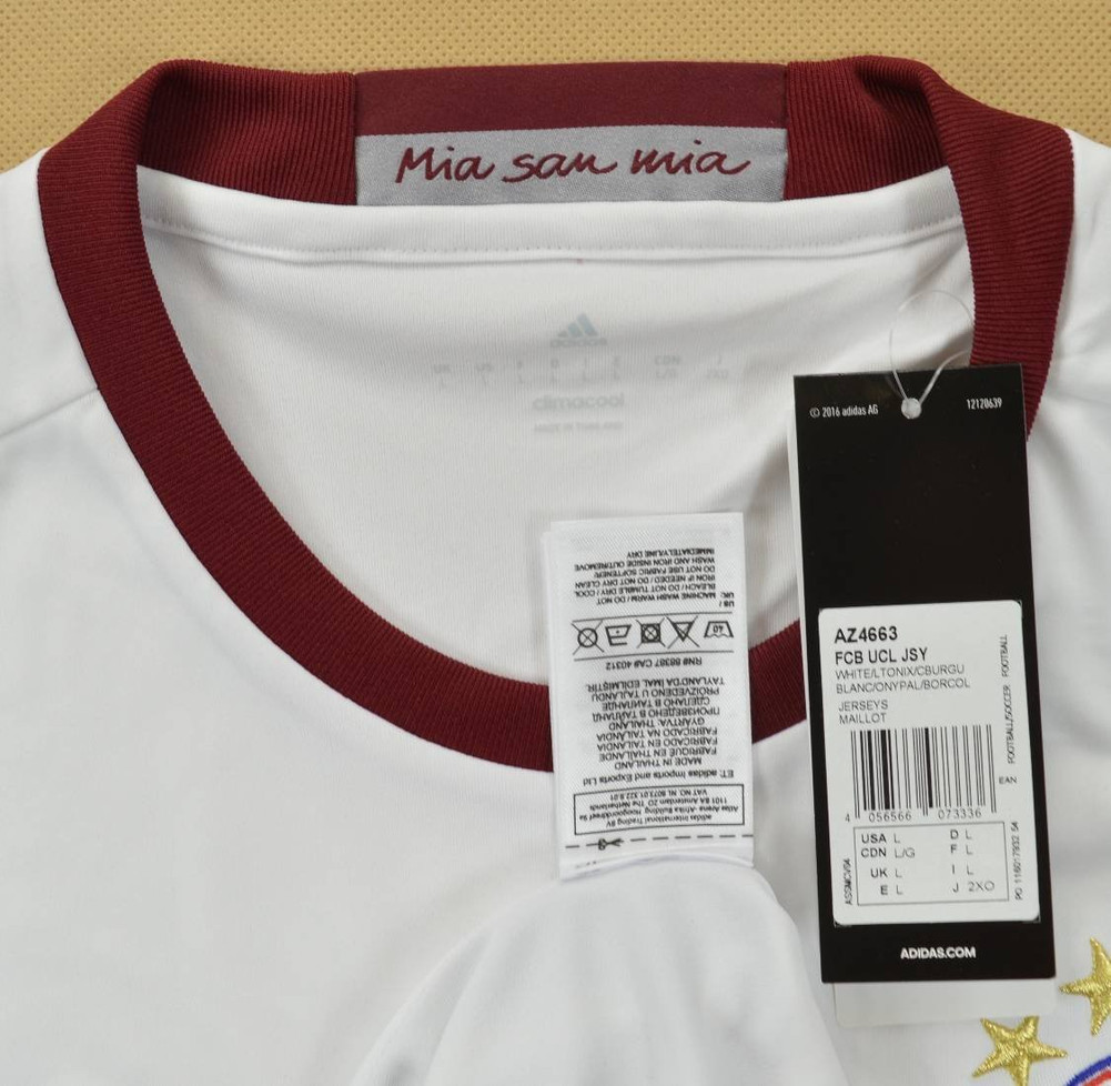 2016-17 BAYERN MUNCHEN SHIRT L