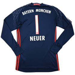 2016-17 BAYERN MUNCHEN *NEUER* GOALKEEPER LONGSLEEVE SHIRT S