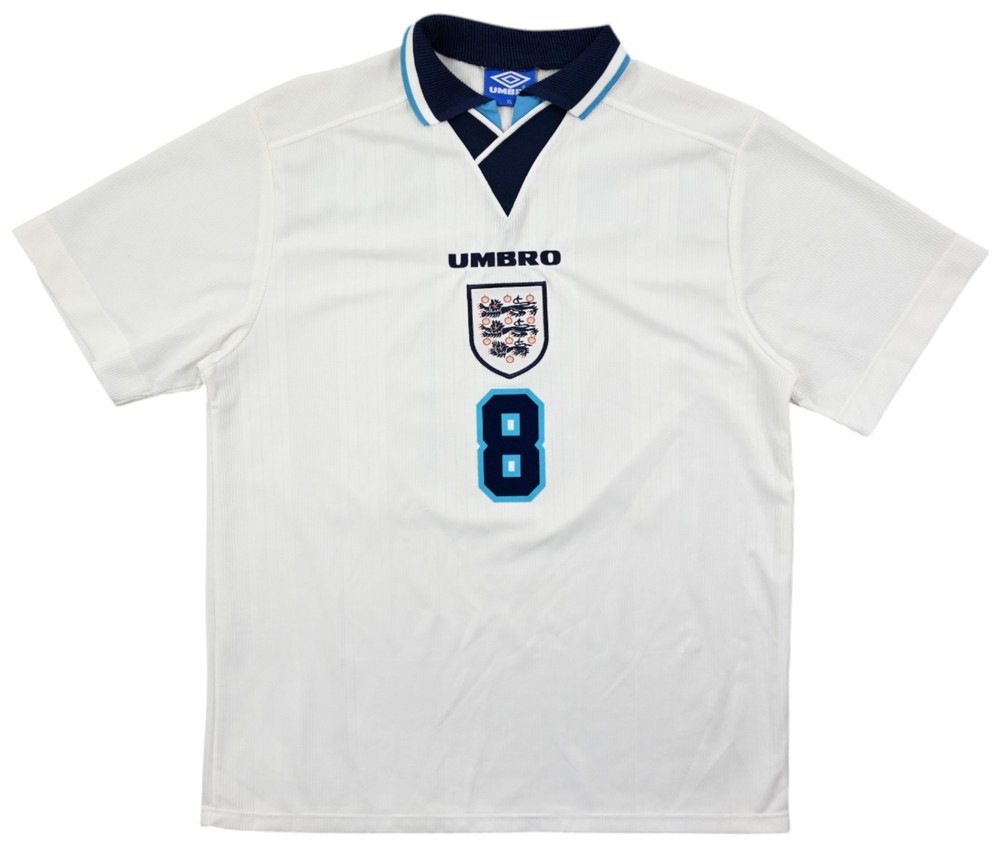 1995-97 ENGLAND *GASCOIGNE* KOSZULKA XL