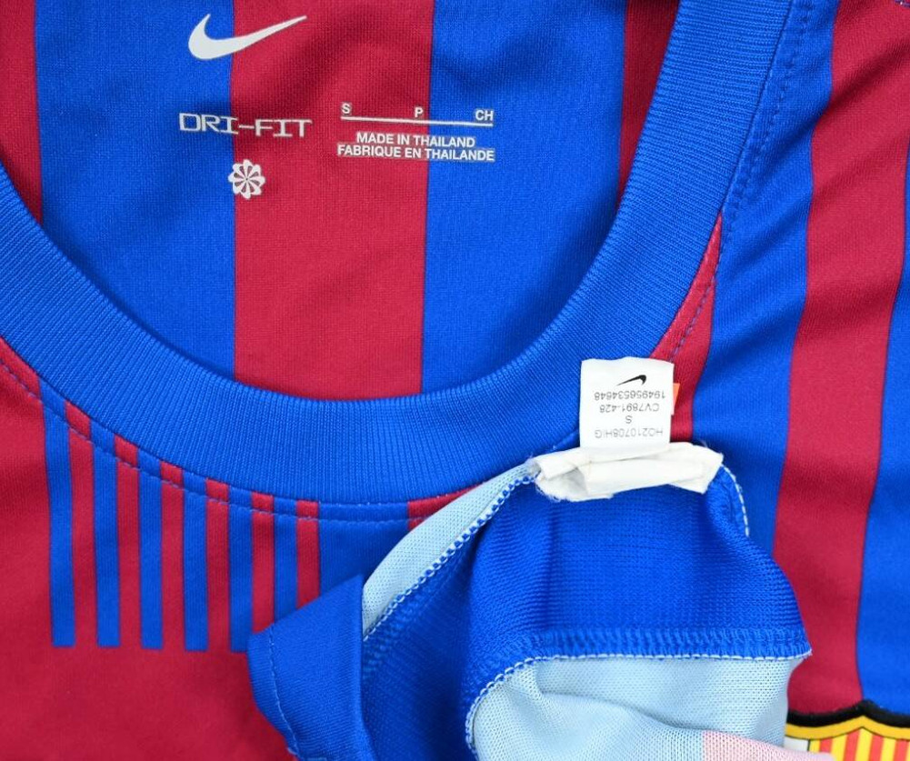 2021-22 FC BARCELONA SHIRT S