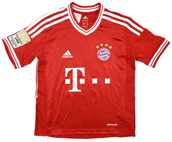 2013-14 BAYERN MUNCHEN *JOHANN* SHIRT XS. BOYS 7-8 YEARS