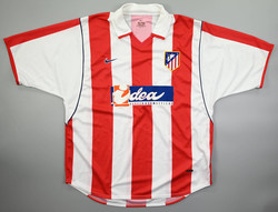 2001-02 ATLETICO MADRID SHIRT L
