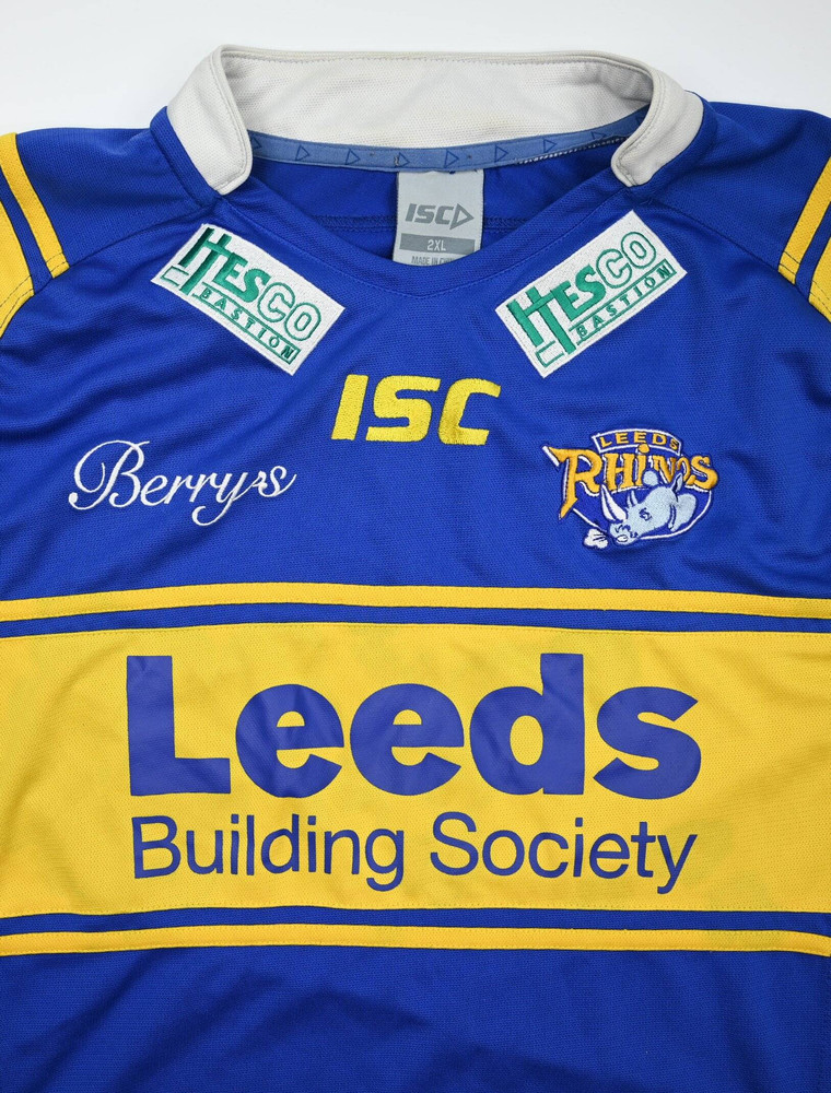 LEEDS RHINOS RUGBY SHIRT XXL