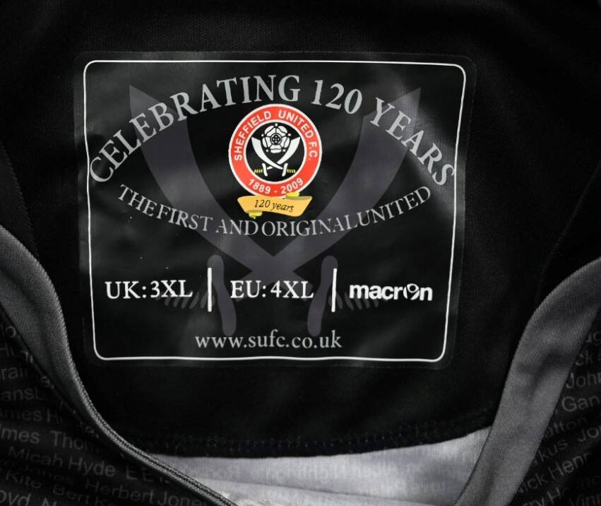 2009-10 SHEFFIELD UNITED KOSZULKA 4XL