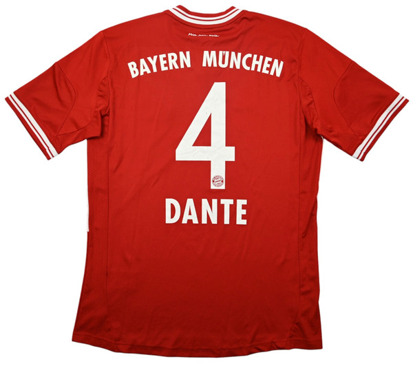 2013-14 BAYERN MUNCHEN *DANTE* SHIRT XL. BOYS