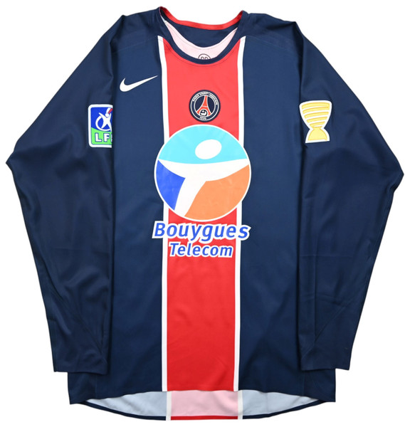 2005-06 PARIS SAINT-GERMAIN PLAYER ISSUE LONGSLEEVE SHIRT L