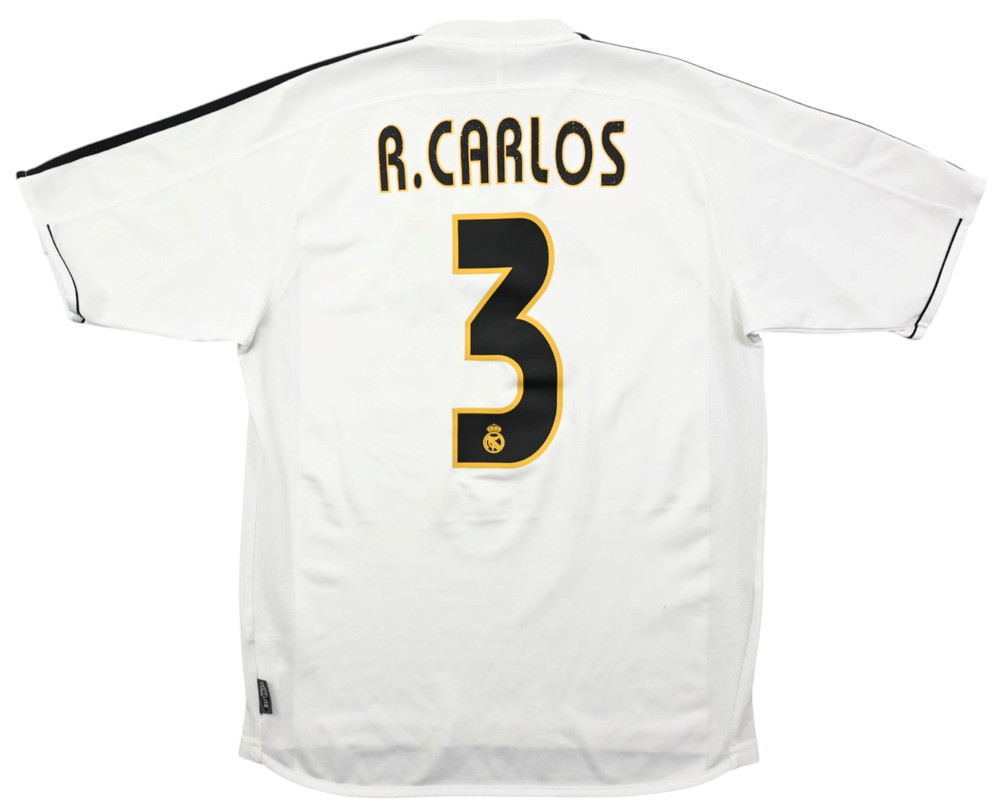 2003-04 REAL MADRID *R. CARLOS* SHIRT S