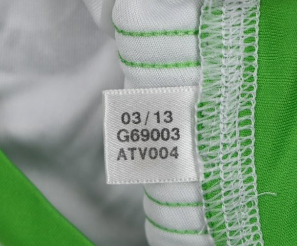 2013-14 WOLFSBURG *MEDOJEVIC* MATCH ISSUE KOSZULKA M