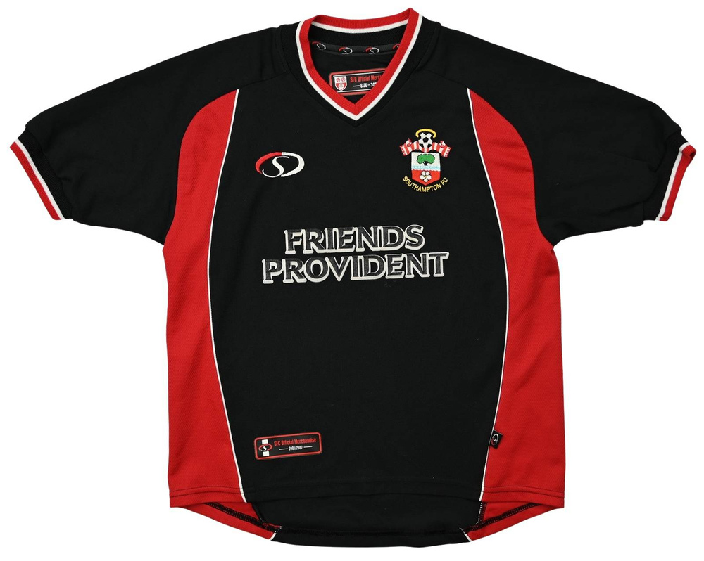 2001-02 SOUTHAMPTON FC SHIRT L. BOYS