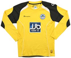 2008-09 WIGAN ATHLETIC GK LONGSLEEVE SHIRT L. BOYS