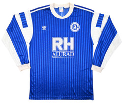 1988-89 SCHALKE #7 MATCH ISSUE LONGSLEEVE KOSZULKA L