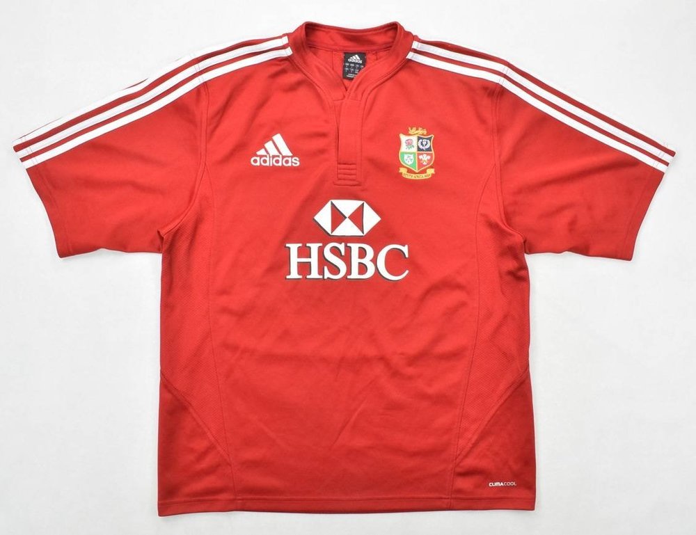 BRITISH AND IRISH LIONS RUGBY ADIDAS SHIRT L