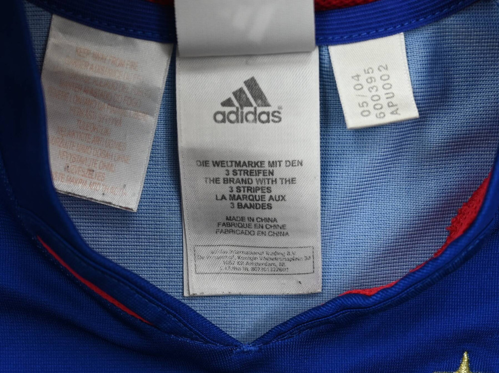 2004-06 FRANCE SHIRT XS. BOYS