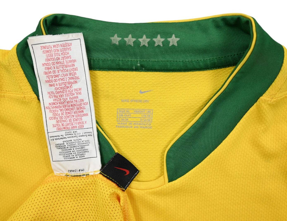 2006-08 BRAZIL SHIRT XL